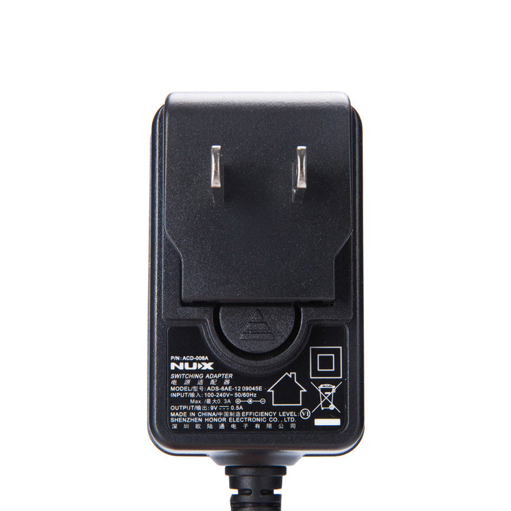 DC power adapter for guitar pedals